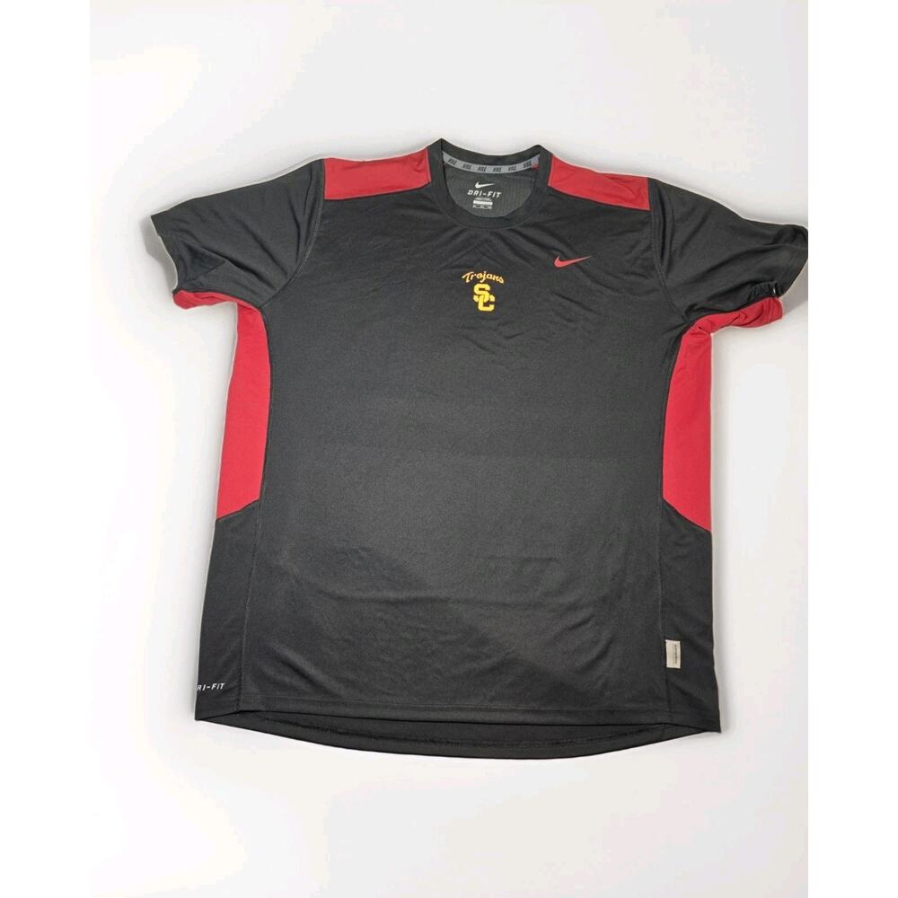 NIKE USC UNIVERSITY SOUTHERN CAL TROJANS SHIRT Men’s 3XL DRI FIT Black NWT